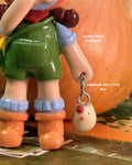 Cori the Hen Keeper Polymer Clay Keychain - nua shophouse