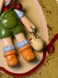 Cori the Hen Keeper Polymer Clay Keychain - nua shophouse