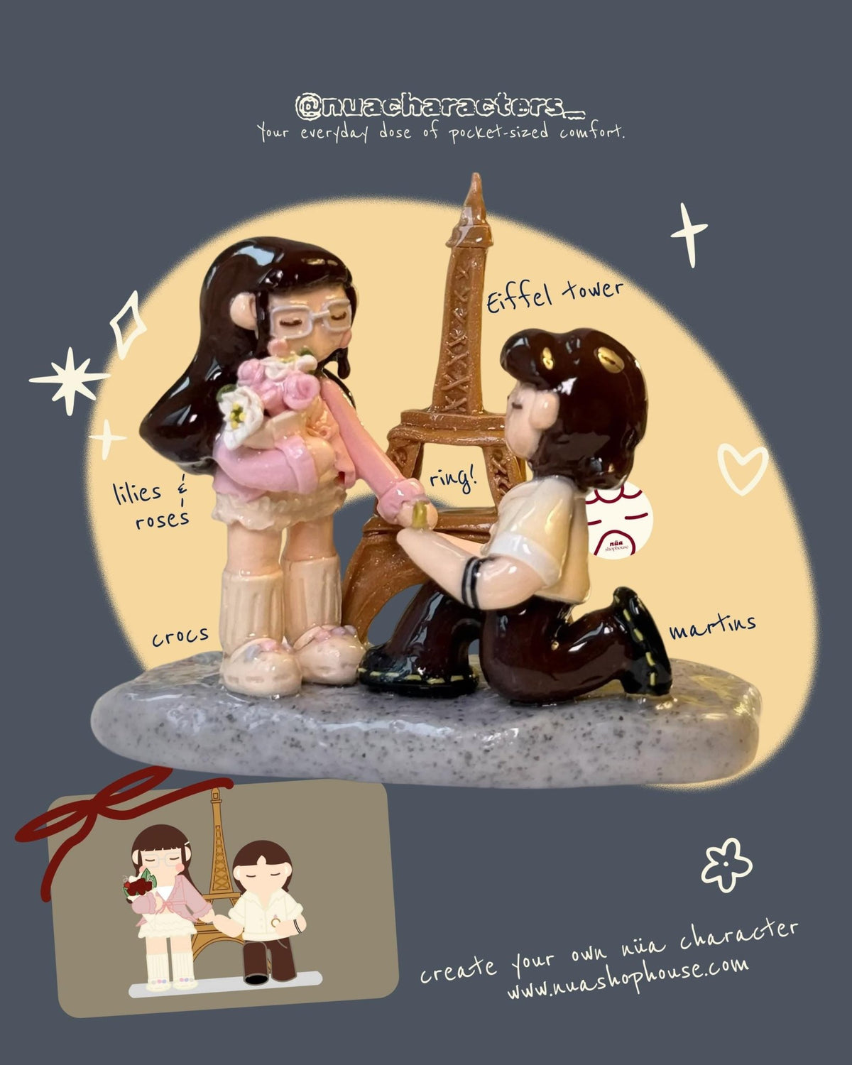 Custom nua Character Figurine - nua shophouse