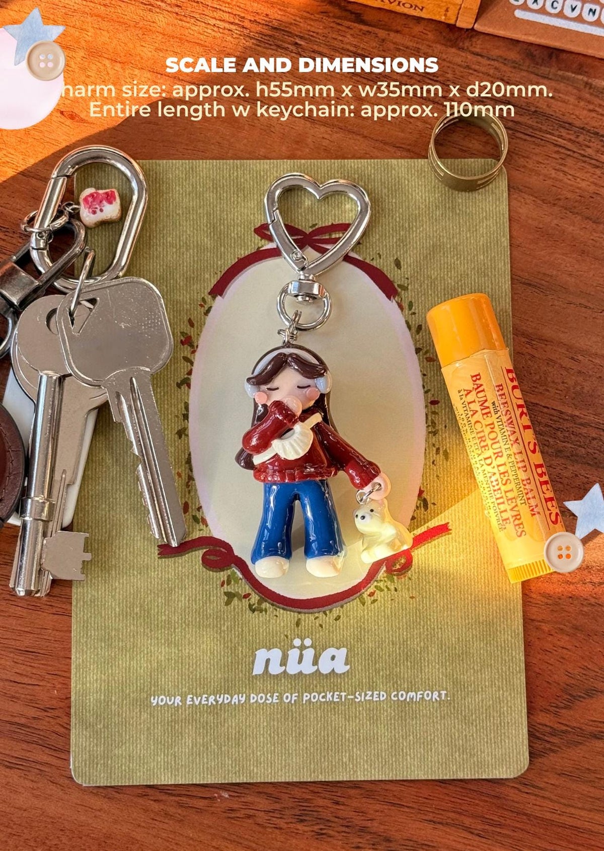 Custom nua Character Keychain - nua shophouse