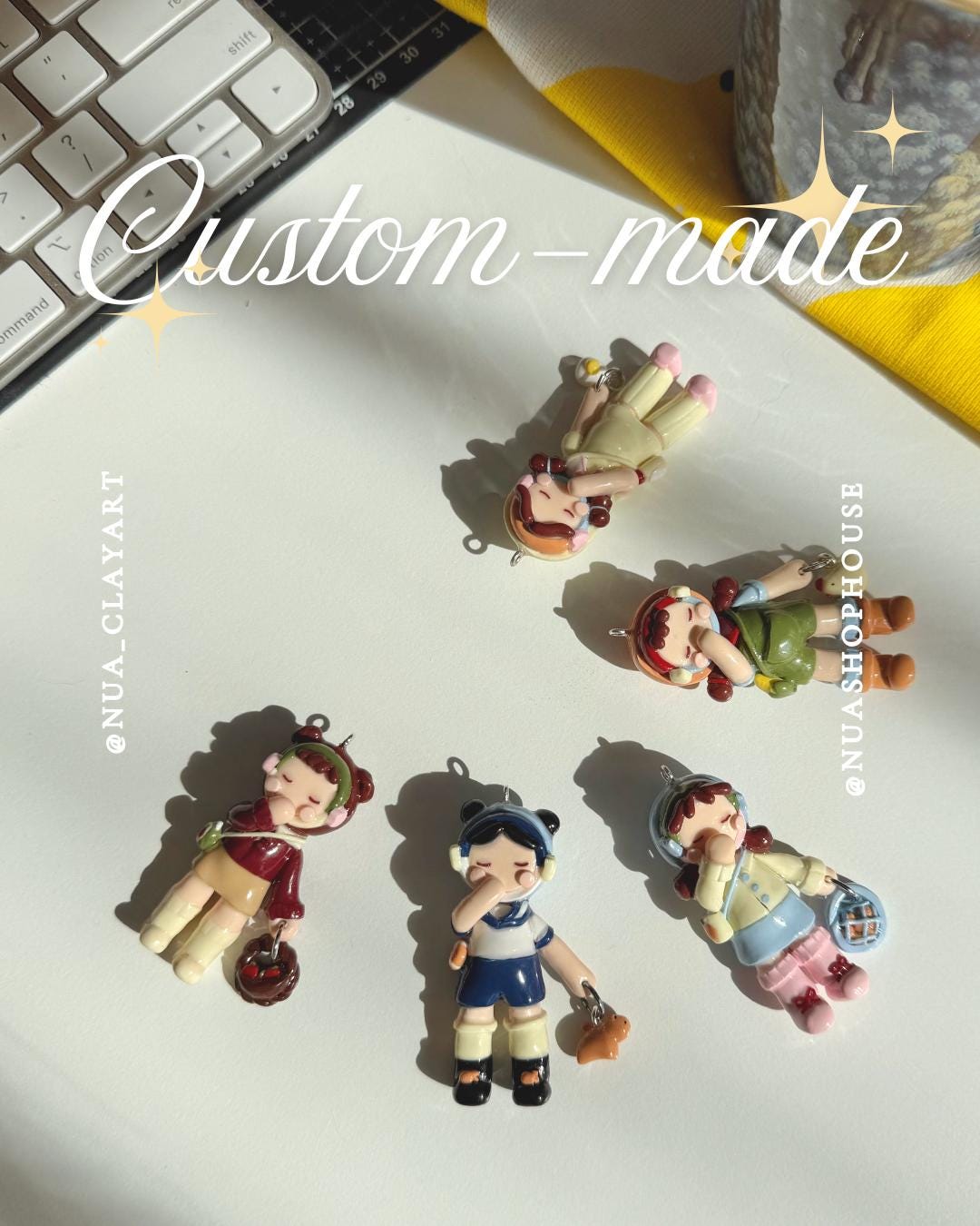 Custom nua Character Keychain - nua shophouse